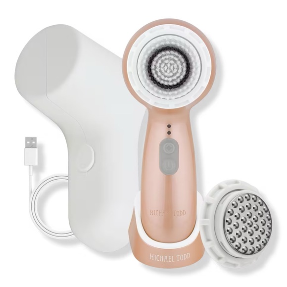 Michael Todd Soniclear Face Washing Brush in Rose Gold